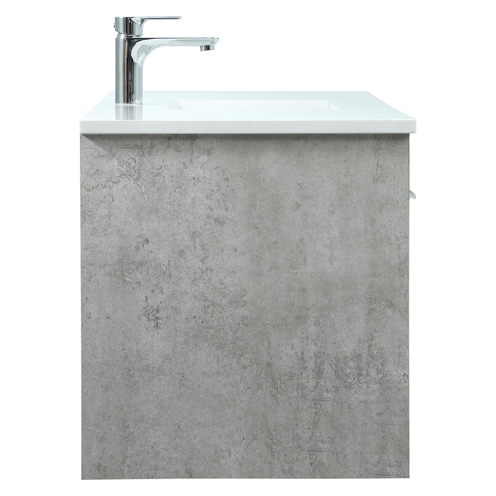 Elegant Bathroom Vanity - Concrete Gray (VF44548MCG)