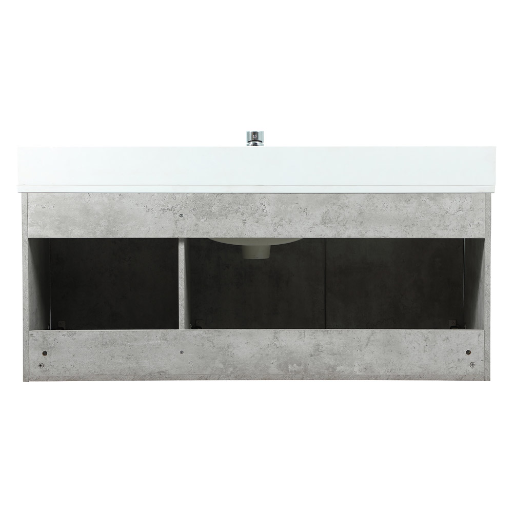 Elegant Bathroom Vanity - Concrete Gray (VF44548MCG-BS)