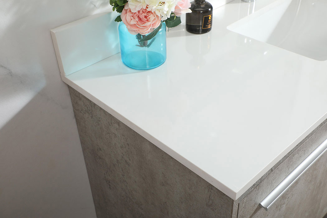 Elegant Bathroom Vanity - Concrete Gray (VF44548MCG-BS)