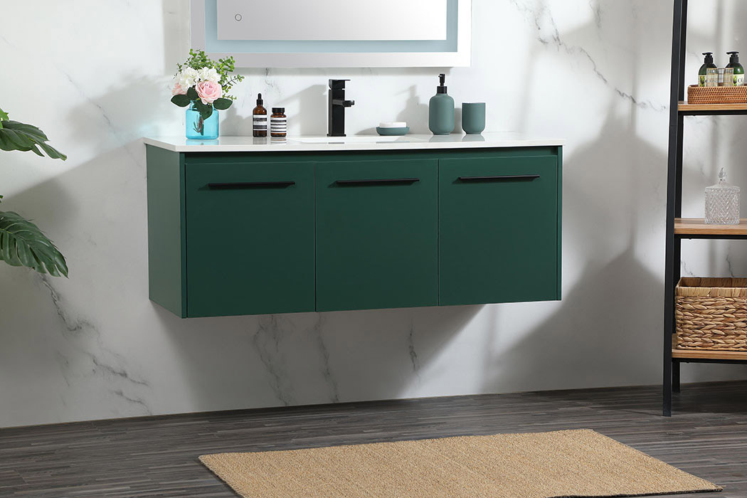 Elegant Bathroom Vanity - Green (VF44548MGN)