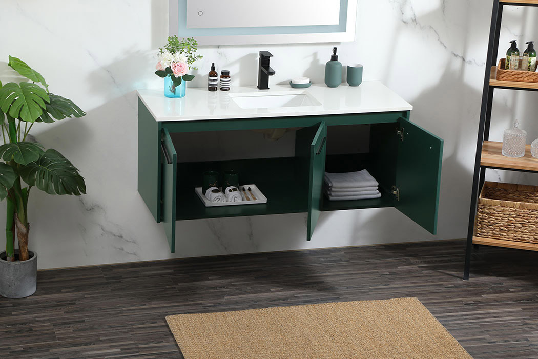 Elegant Bathroom Vanity - Green (VF44548MGN)