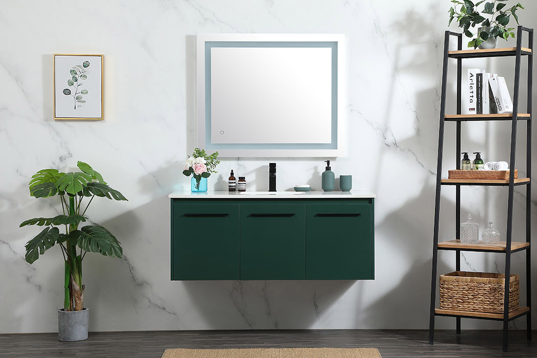 Elegant Bathroom Vanity - Green (VF44548MGN)