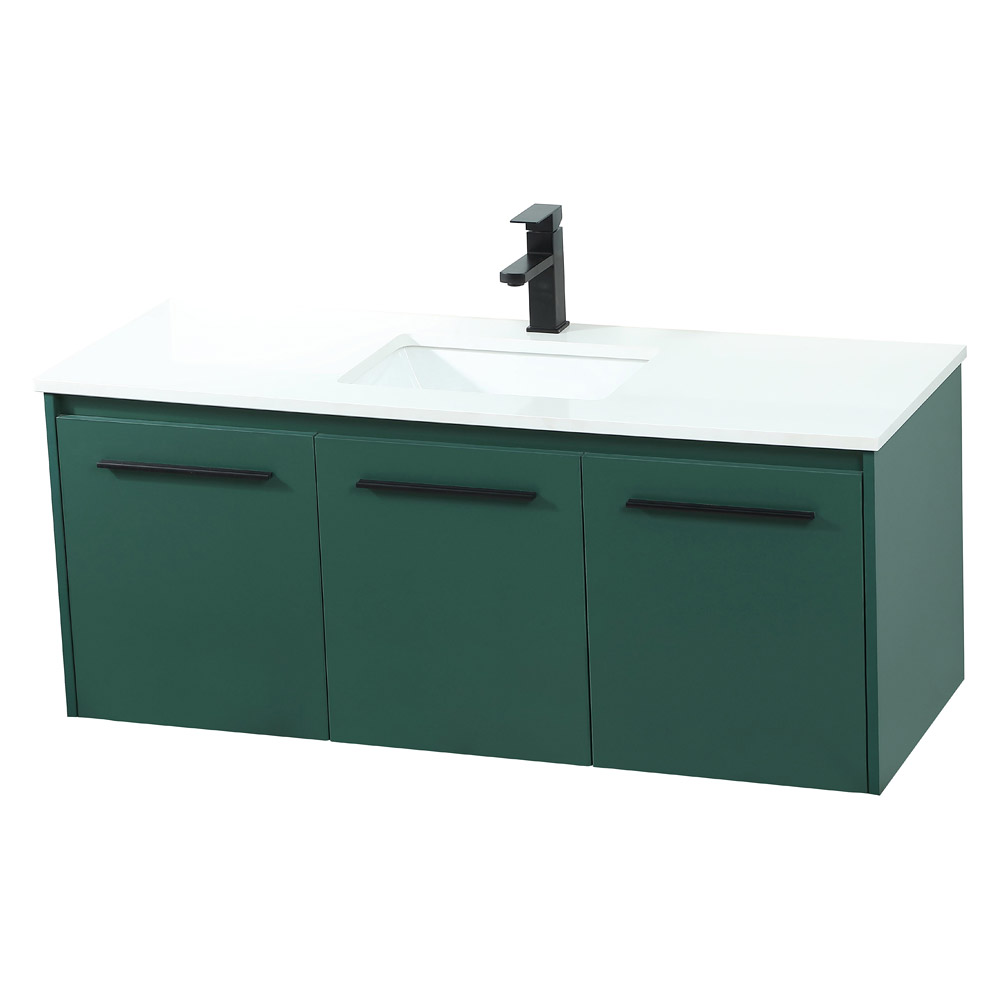 Elegant Bathroom Vanity - Green (VF44548MGN)