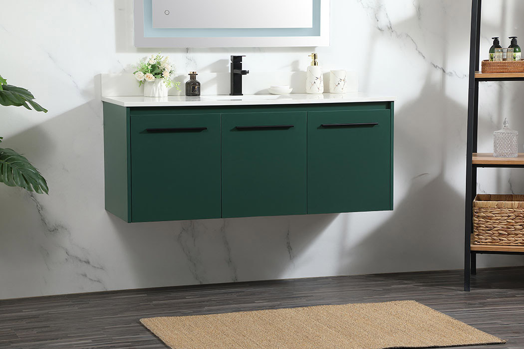 Elegant Bathroom Vanity - Green (VF44548MGN-BS)