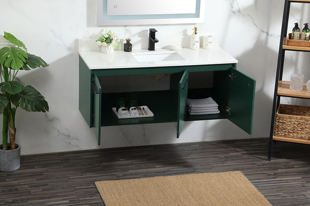 Elegant Bathroom Vanity - Green (VF44548MGN-BS)