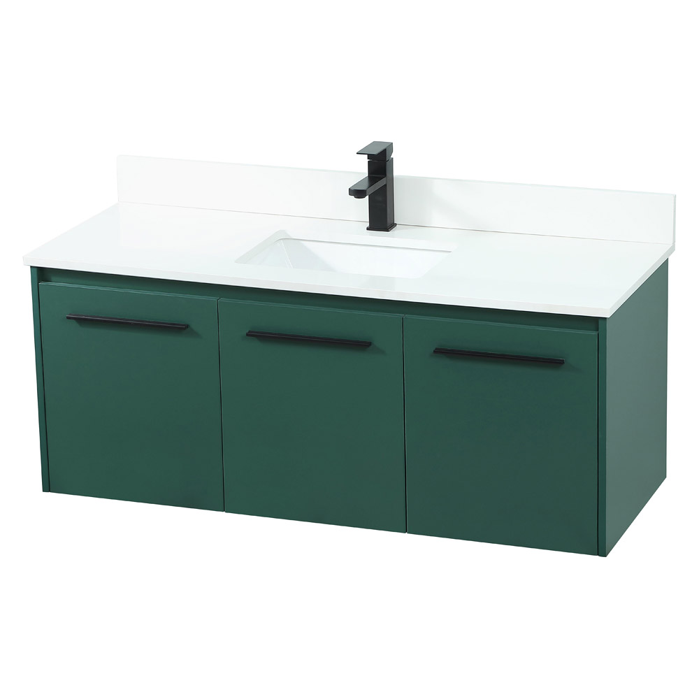 Elegant Bathroom Vanity - Green (VF44548MGN-BS)