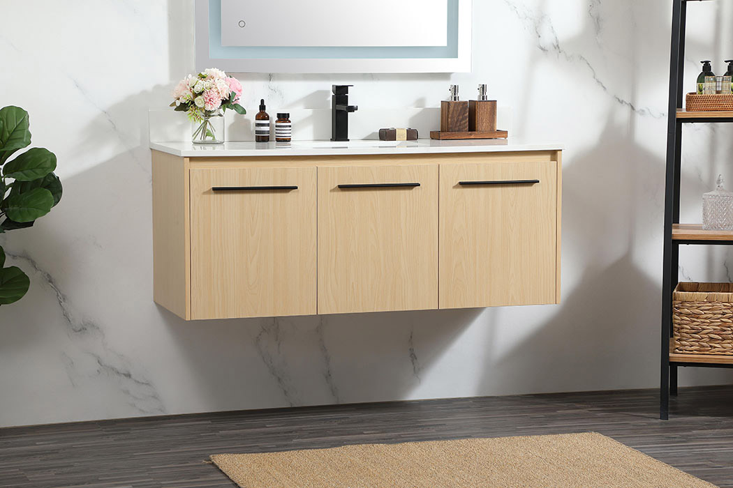 Elegant Bathroom Vanity - Maple (VF44548MMP-BS)