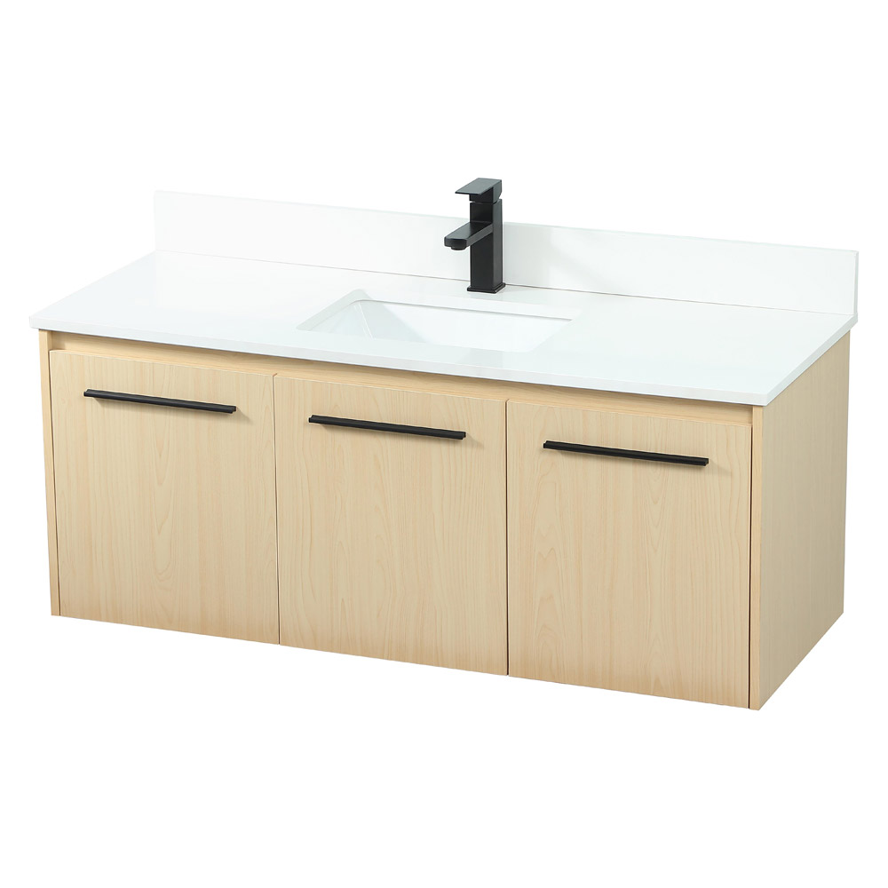 Elegant Bathroom Vanity - Maple (VF44548MMP-BS)