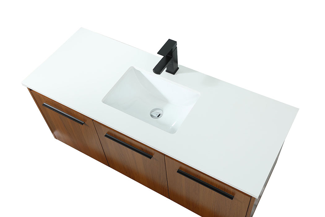 Elegant Bathroom Vanity - Teak (VF44548MTK)