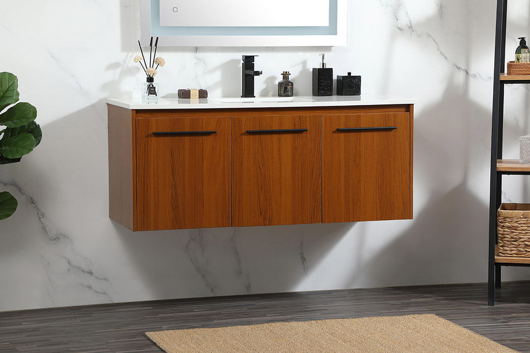 Elegant Bathroom Vanity - Teak (VF44548MTK)