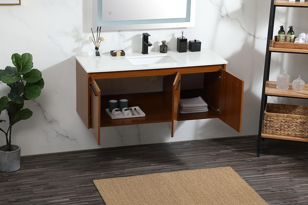 Elegant Bathroom Vanity - Teak (VF44548MTK)