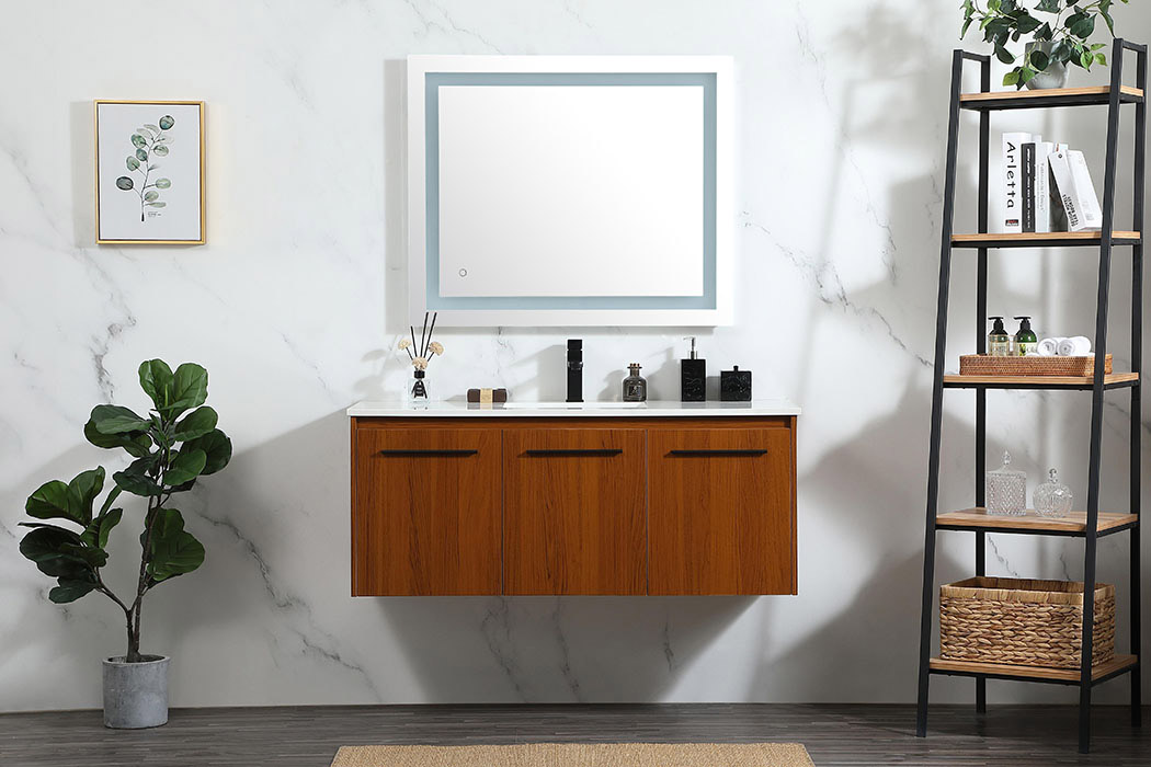 Elegant Bathroom Vanity - Teak (VF44548MTK)