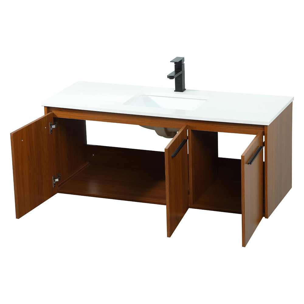 Elegant Bathroom Vanity - Teak (VF44548MTK)