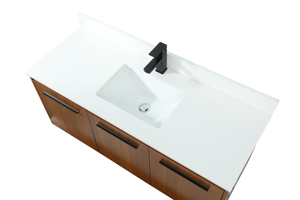 Elegant Bathroom Vanity - Teak (VF44548MTK-BS)