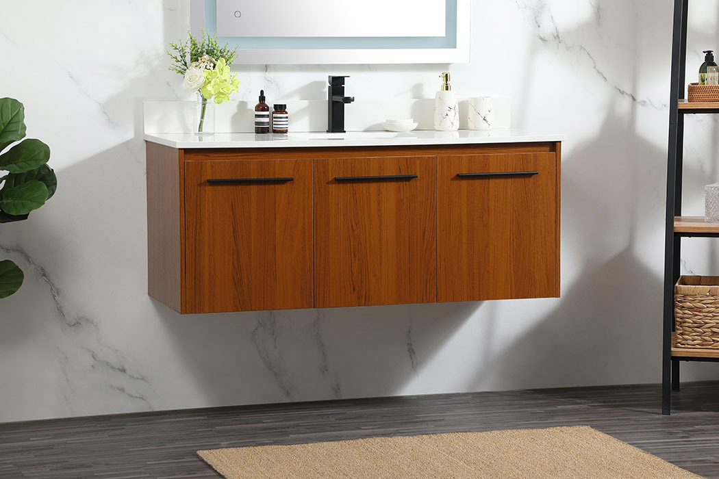 Elegant Bathroom Vanity - Teak (VF44548MTK-BS)