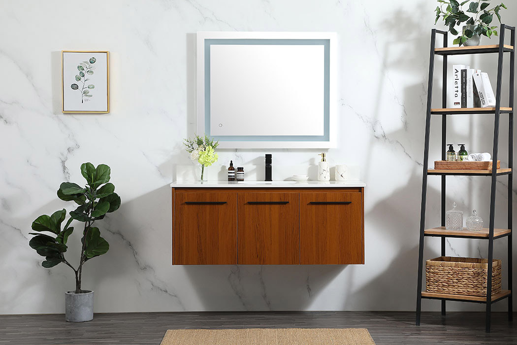 Elegant Bathroom Vanity - Teak (VF44548MTK-BS)