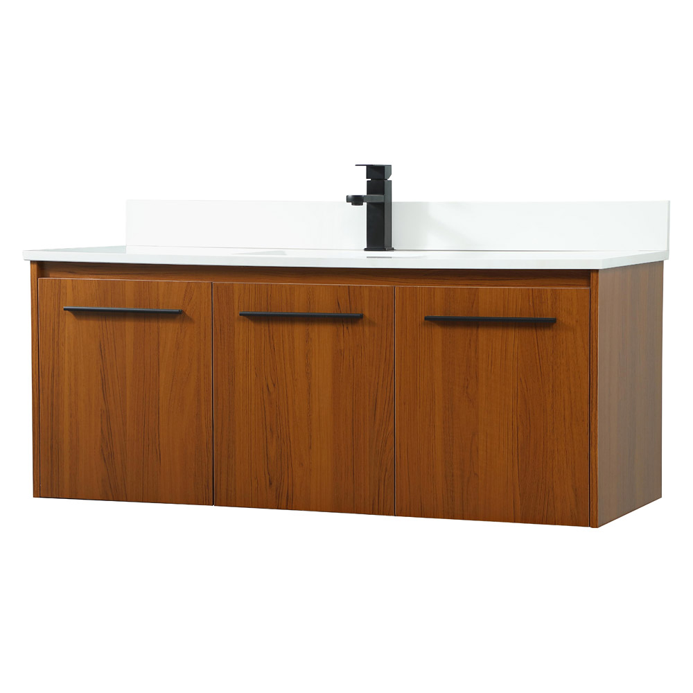 Elegant Bathroom Vanity - Teak (VF44548MTK-BS)