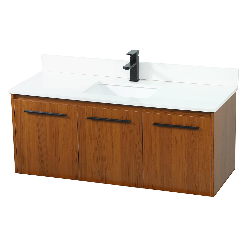 Elegant Bathroom Vanity - Teak (VF44548MTK-BS)