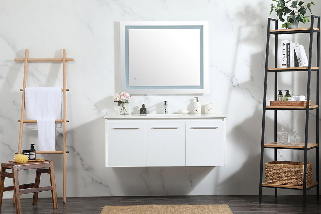 Elegant Bathroom Vanity - White (VF44548MWH)