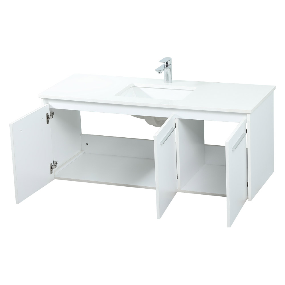 Elegant Bathroom Vanity - White (VF44548MWH)