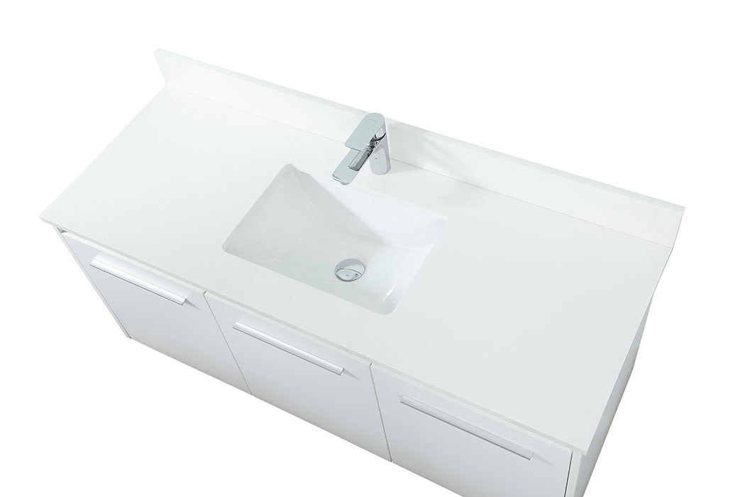 Elegant Bathroom Vanity - White (VF44548MWH-BS)