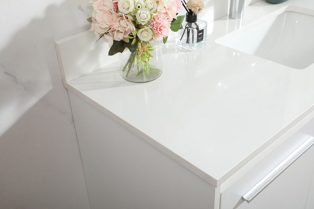 Elegant Bathroom Vanity - White (VF44548MWH-BS)