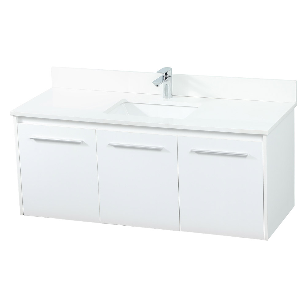 Elegant Bathroom Vanity - White (VF44548MWH-BS)