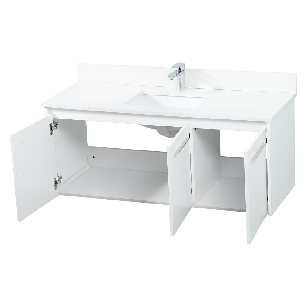 Elegant Bathroom Vanity - White (VF44548MWH-BS)