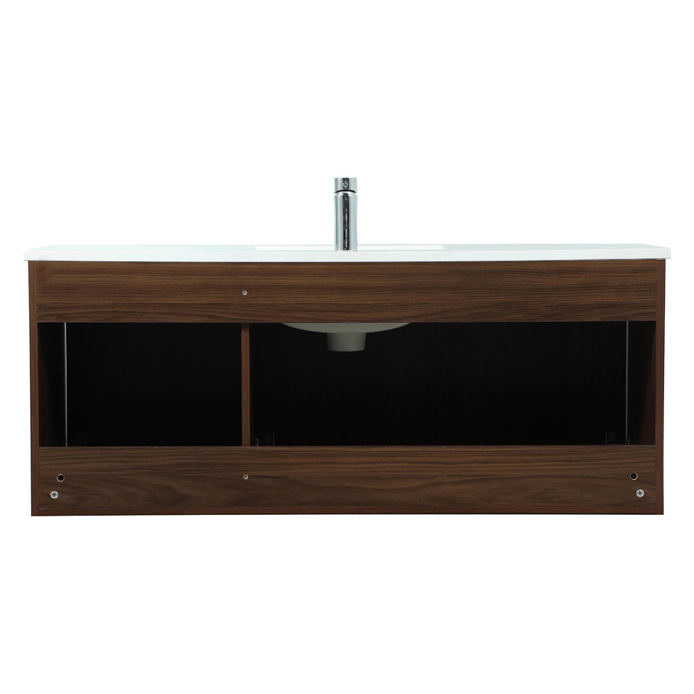 Elegant Bathroom Vanity - Walnut (VF44548MWT)