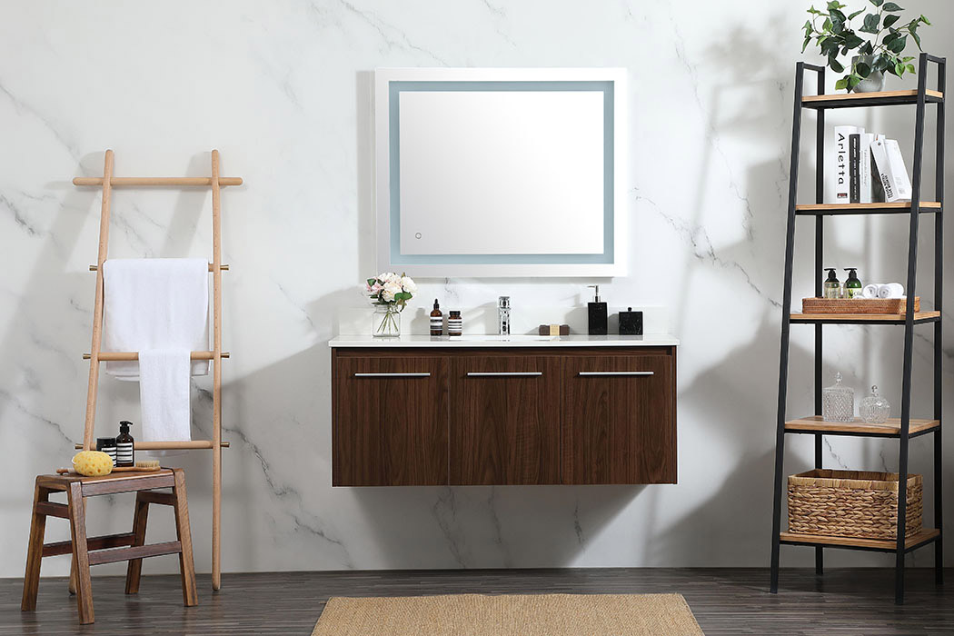 Elegant Bathroom Vanity - Walnut (VF44548MWT-BS)