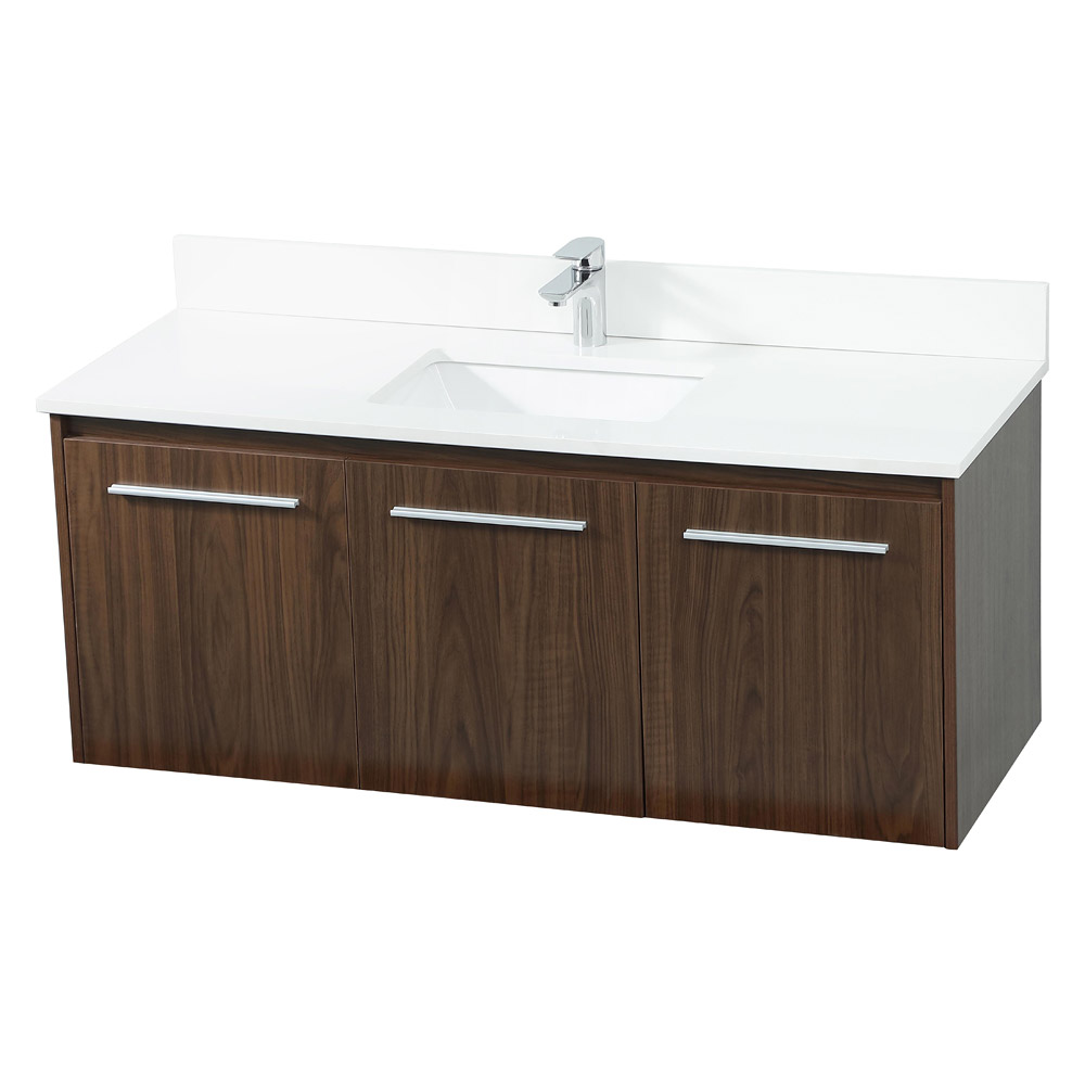 Elegant Bathroom Vanity - Walnut (VF44548MWT-BS)