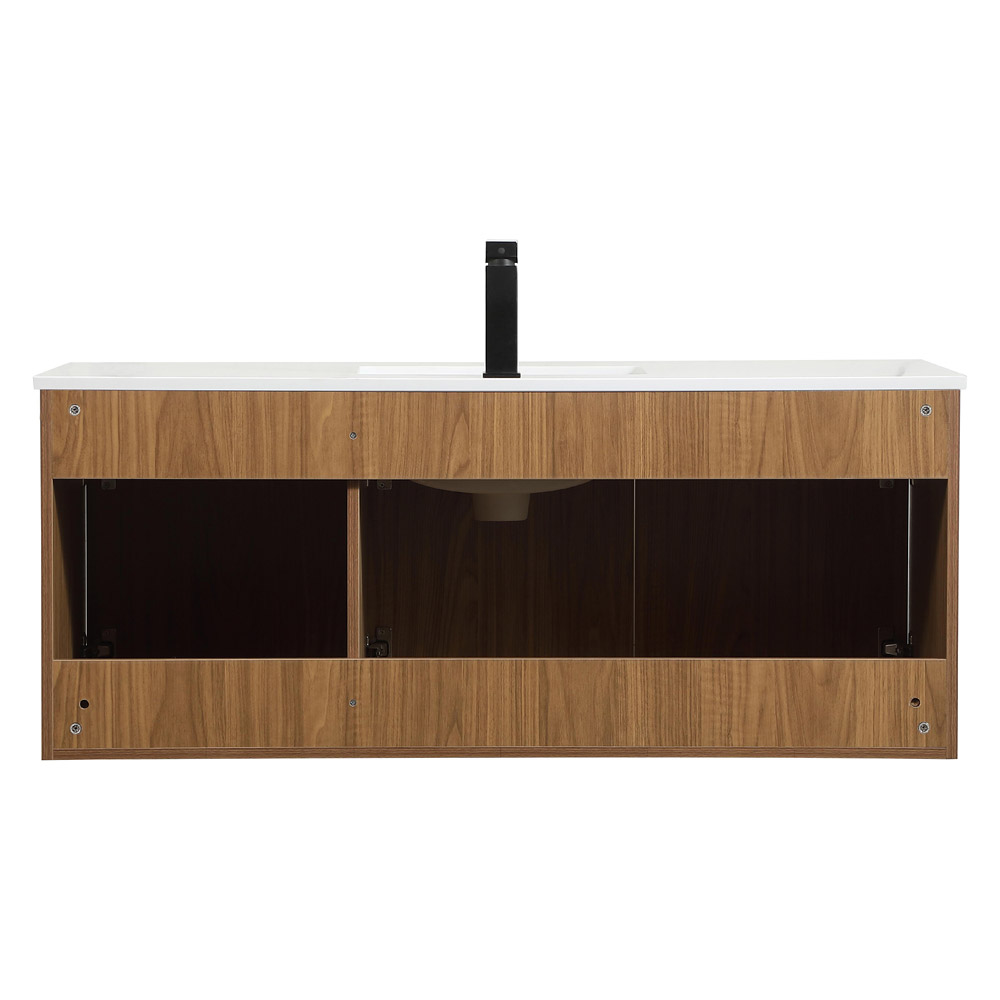 Elegant Bathroom Vanity - Walnut Brown (VF44548WB)