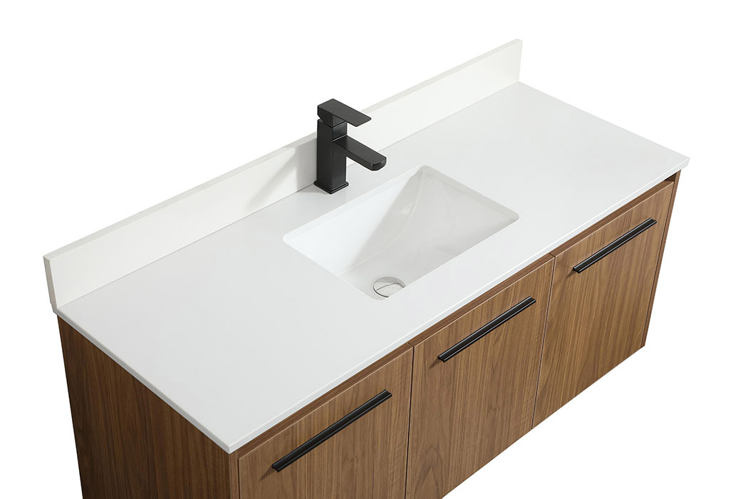 Elegant Bathroom Vanity - Walnut Brown (VF44548WB-BS)