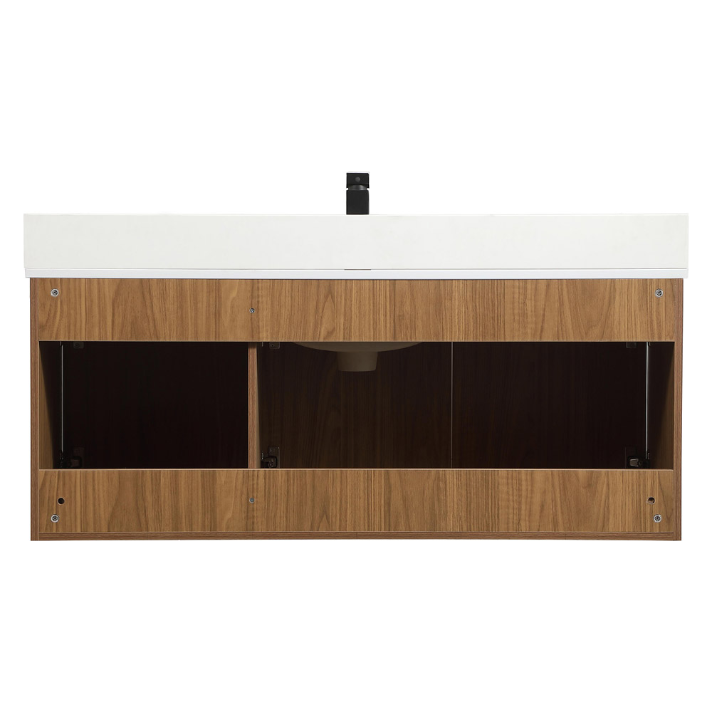 Elegant Bathroom Vanity - Walnut Brown (VF44548WB-BS)