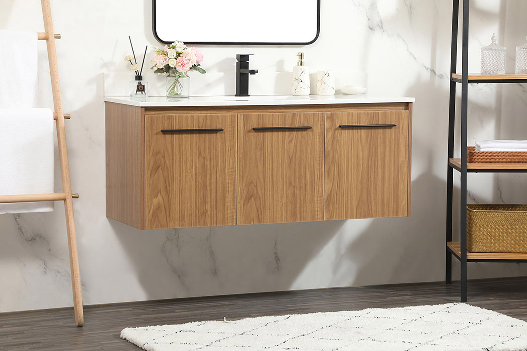 Elegant Bathroom Vanity - Walnut Brown (VF44548WB-BS)