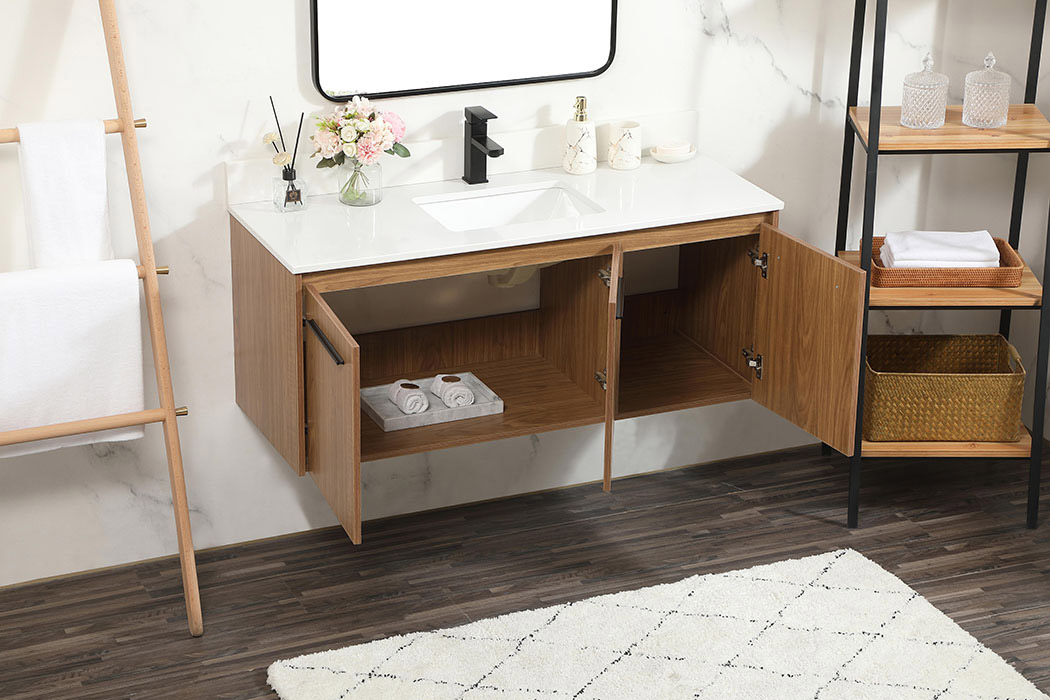 Elegant Bathroom Vanity - Walnut Brown (VF44548WB-BS)