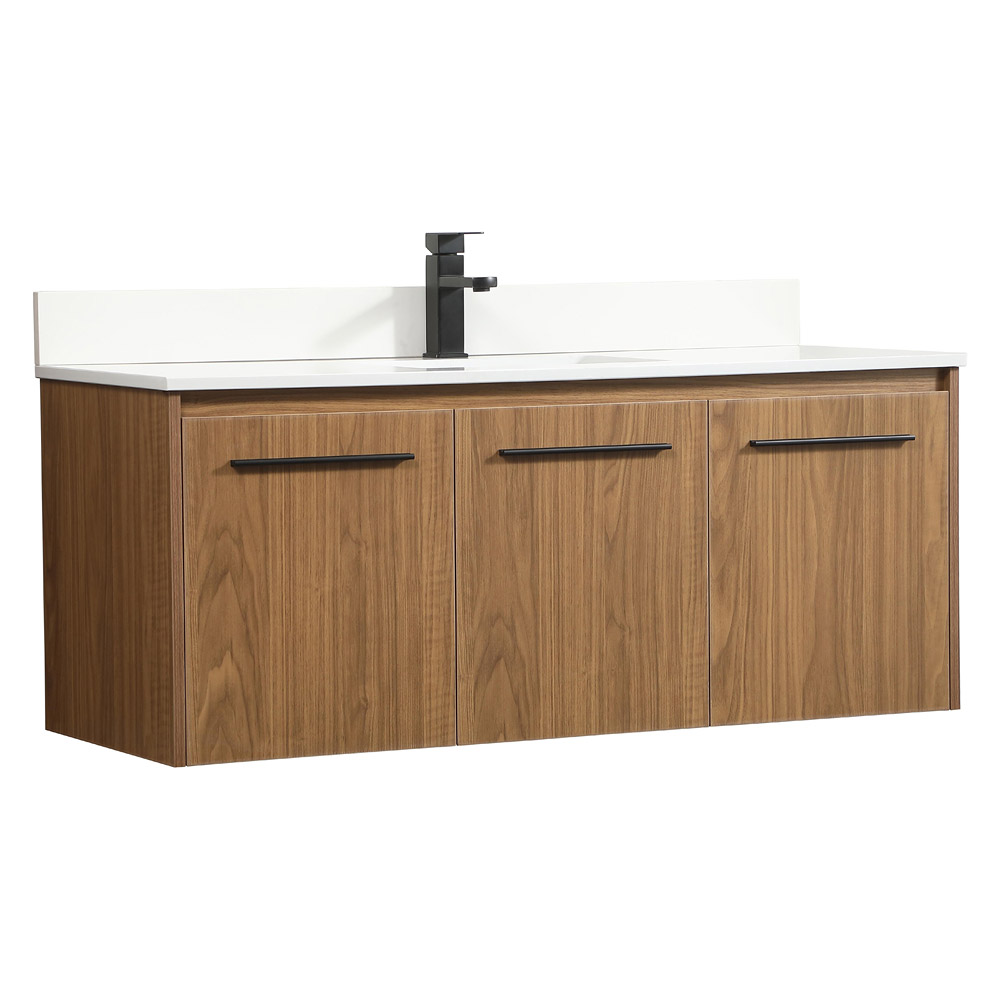 Elegant Bathroom Vanity - Walnut Brown (VF44548WB-BS)