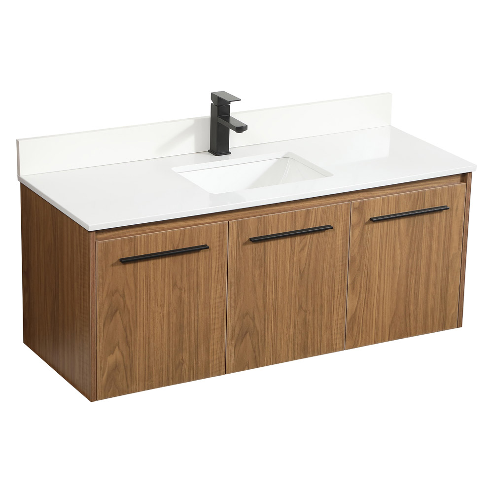 Elegant Bathroom Vanity - Walnut Brown (VF44548WB-BS)