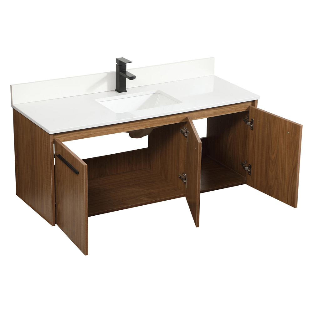 Elegant Bathroom Vanity - Walnut Brown (VF44548WB-BS)