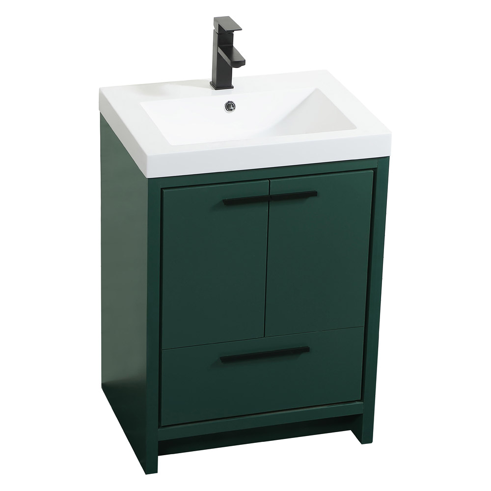 Elegant Bathroom Vanity - Green, L 24" (VF46024MGN)