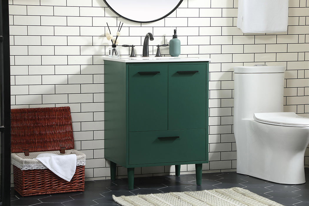 Elegant Bathroom Vanity - Green (VF47024MGN)