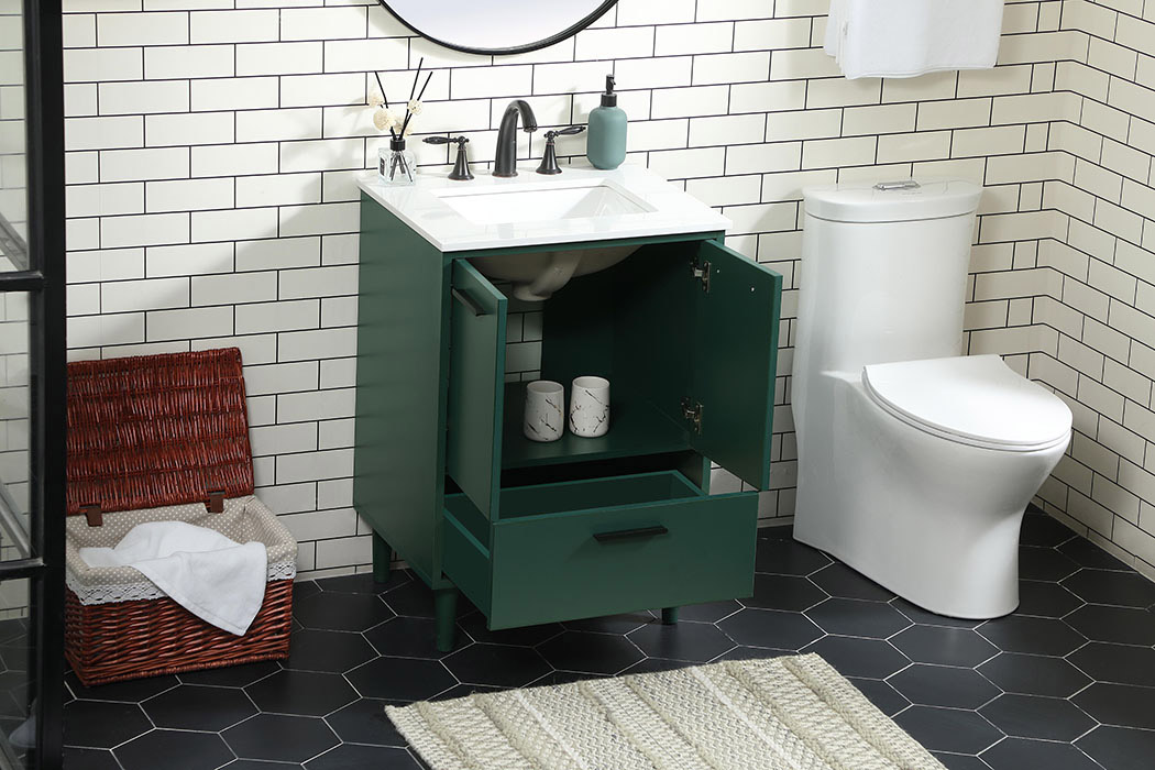 Elegant Bathroom Vanity - Green (VF47024MGN)