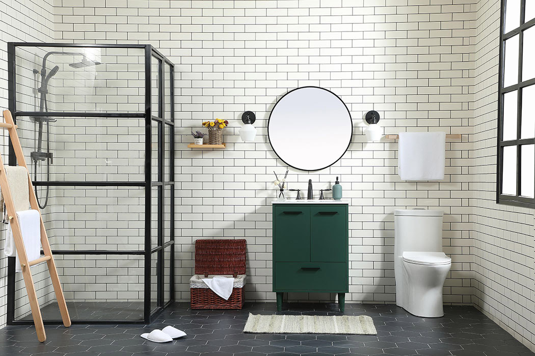 Elegant Bathroom Vanity - Green (VF47024MGN)