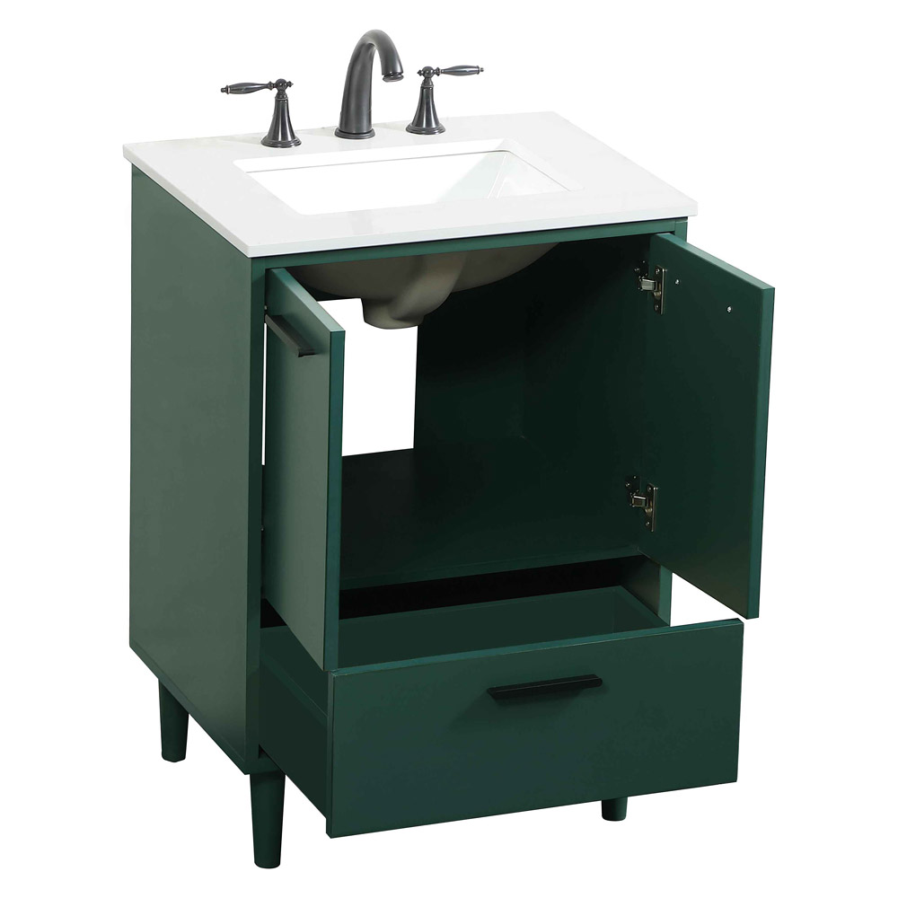 Elegant Bathroom Vanity - Green (VF47024MGN)