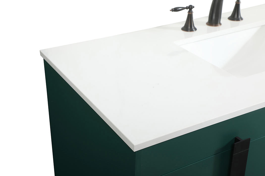 Elegant Bathroom Vanity - Green (VF48848MGN)