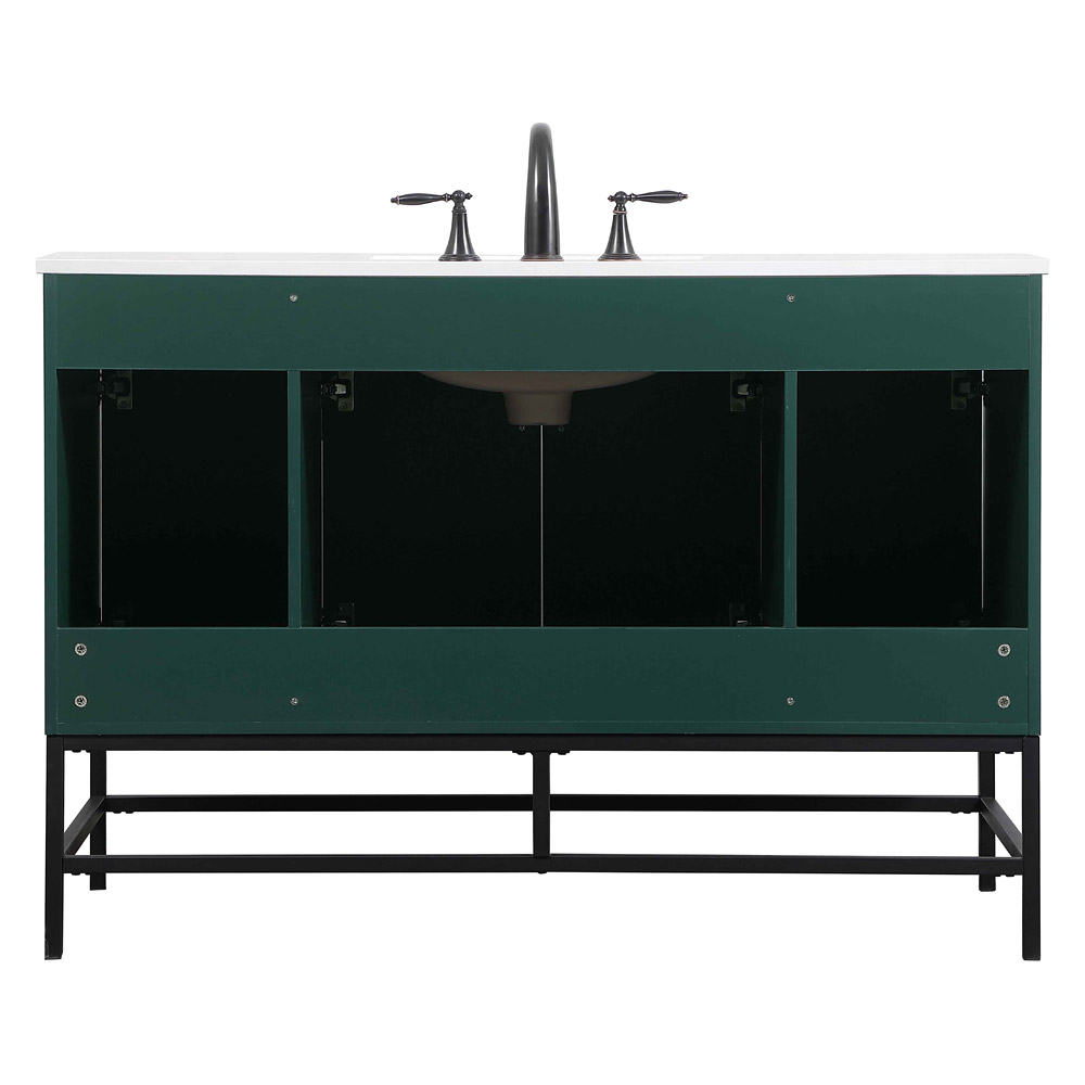 Elegant Bathroom Vanity - Green (VF48848MGN)