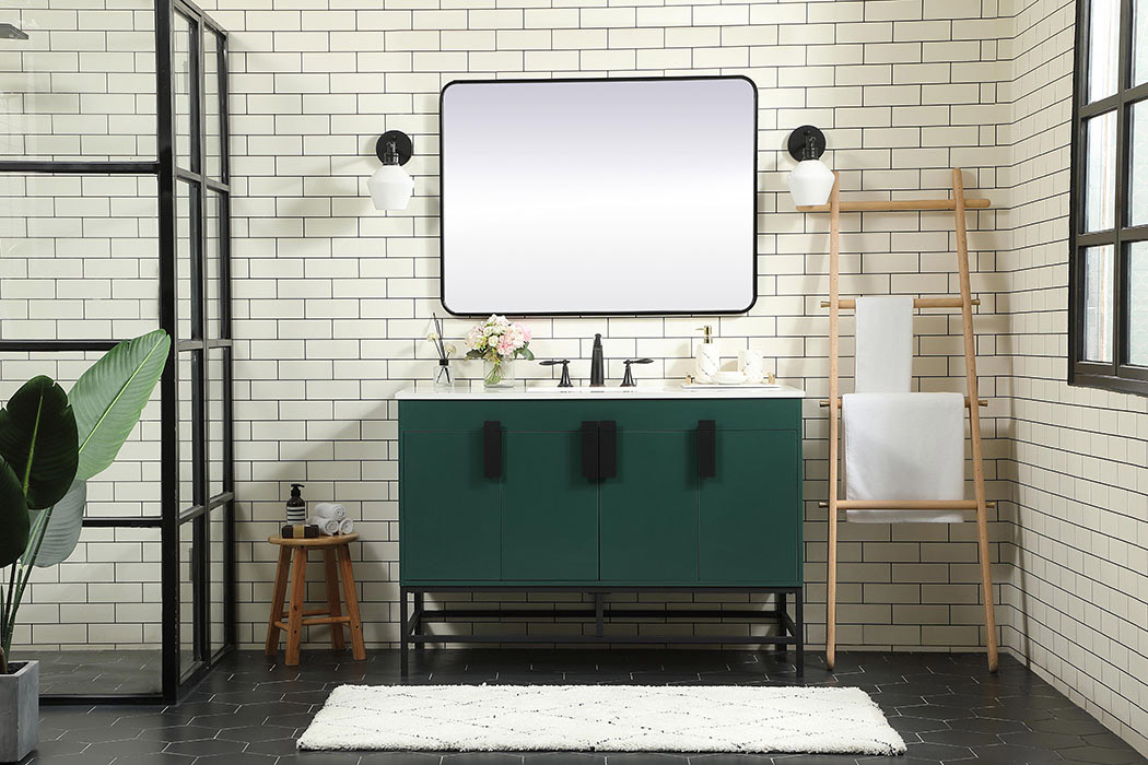 Elegant Bathroom Vanity - Green (VF48848MGN)