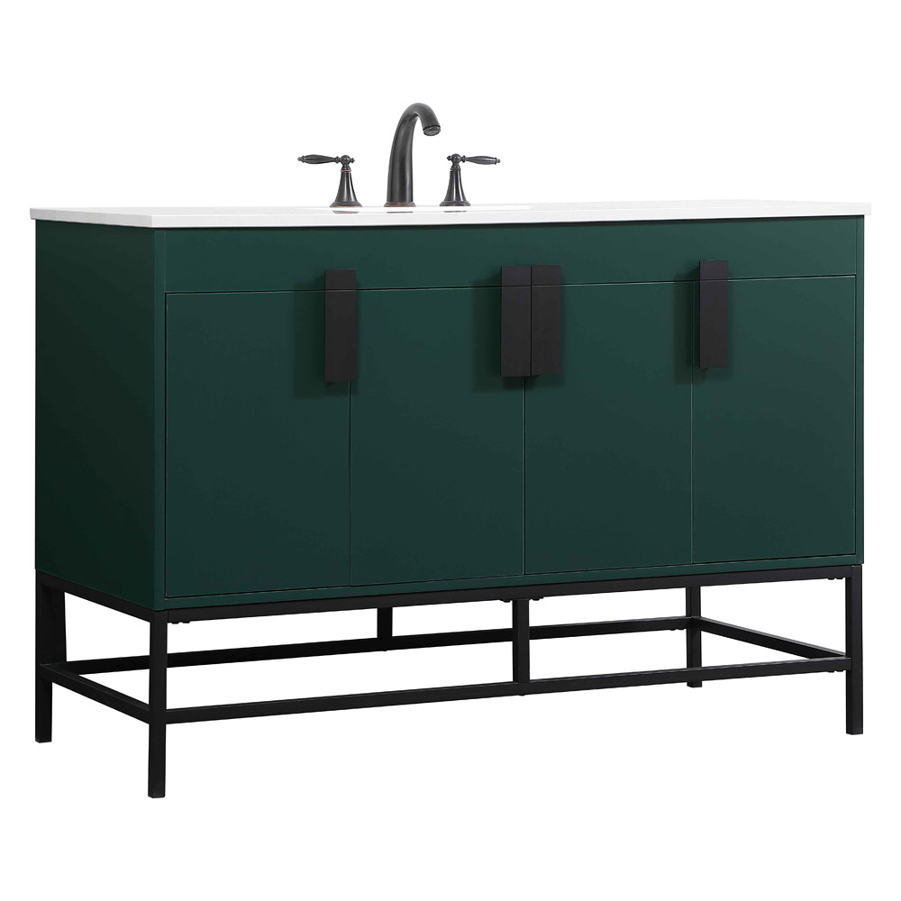 Elegant Bathroom Vanity - Green (VF48848MGN)