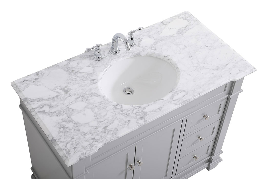 Elegant Bathroom Vanity - Gray (VF50042GR)