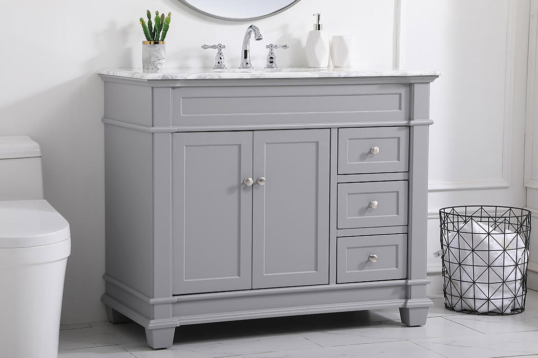 Elegant Bathroom Vanity - Gray (VF50042GR)